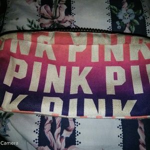 Pink make up bag